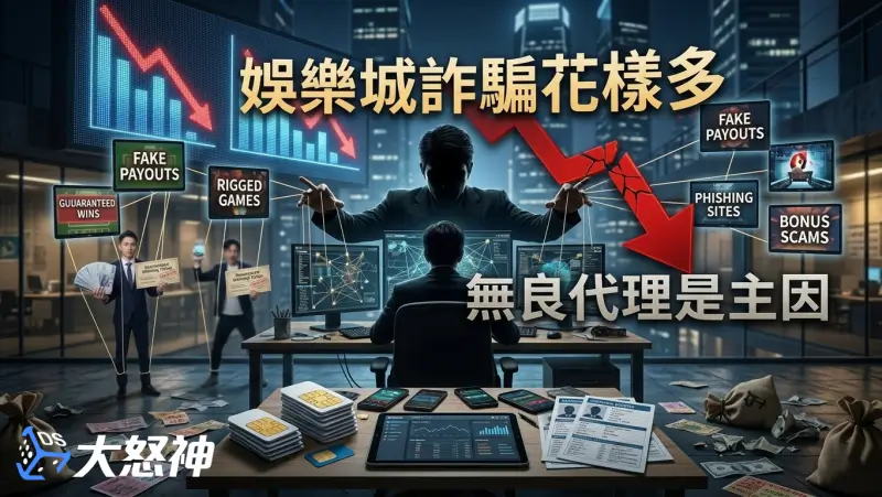 娛樂城詐騙花樣多，無良代理是主因