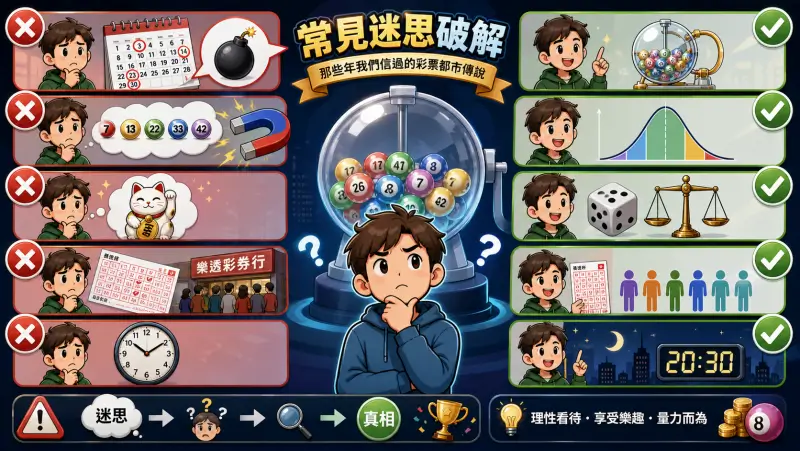 常見迷思破解：那些年我們信過的彩票都市傳說